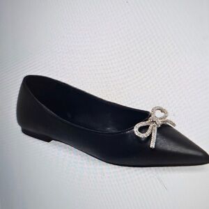 NWT Abound Black Flats with Sleek Design